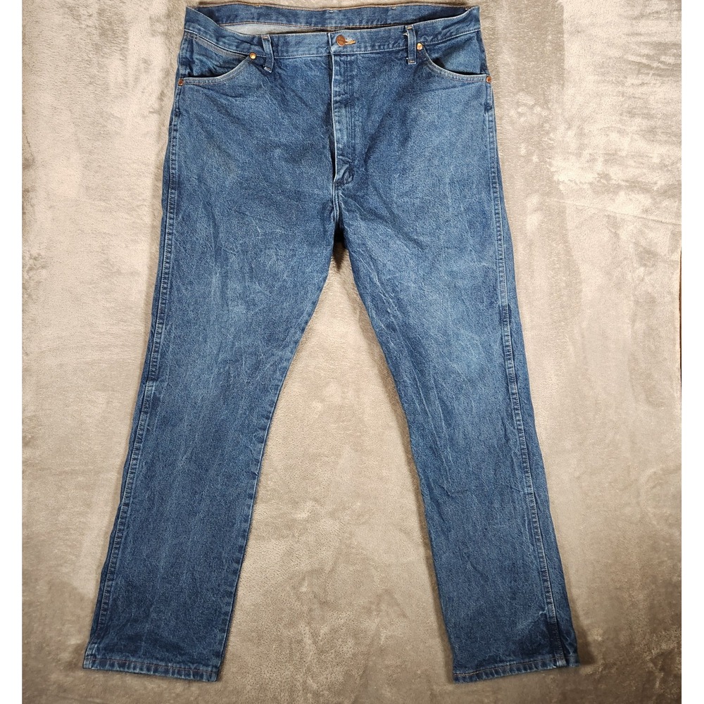 Wrangler Jeans Men's 39X32 (Tag 42X32) Blue Cowboy Cut‎ Western 13MWZ